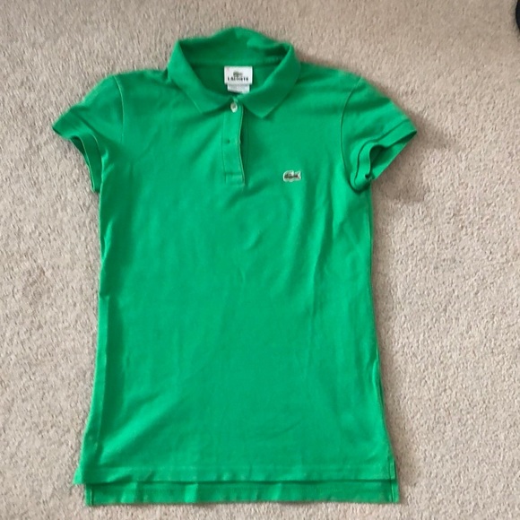SOLD Green Lacoste Polo T-shirt - Picture 1 of 1